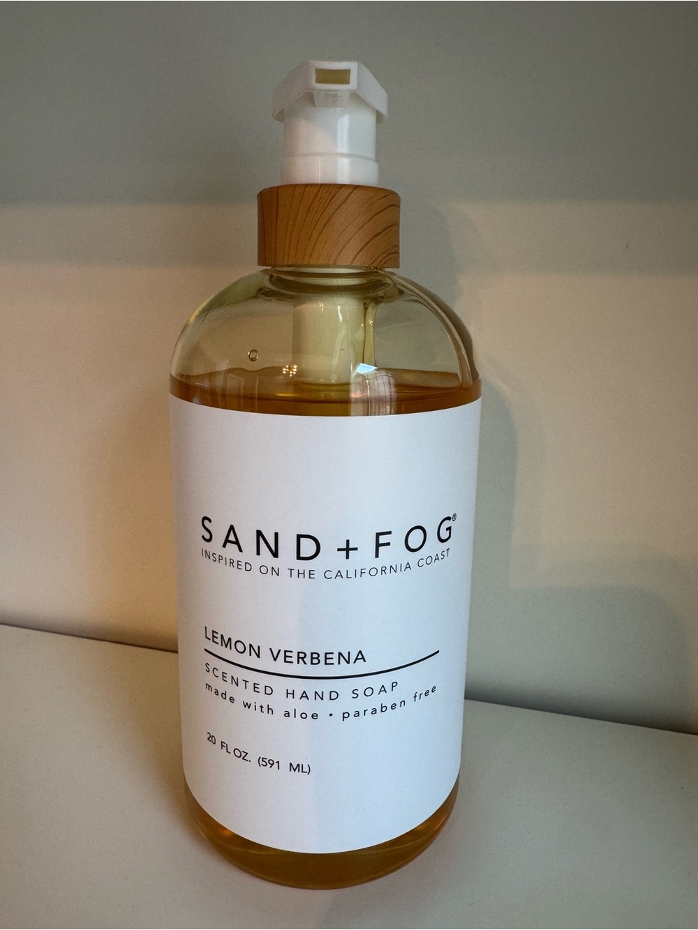 Lemon Verbena Scented Hand Soap - Amber